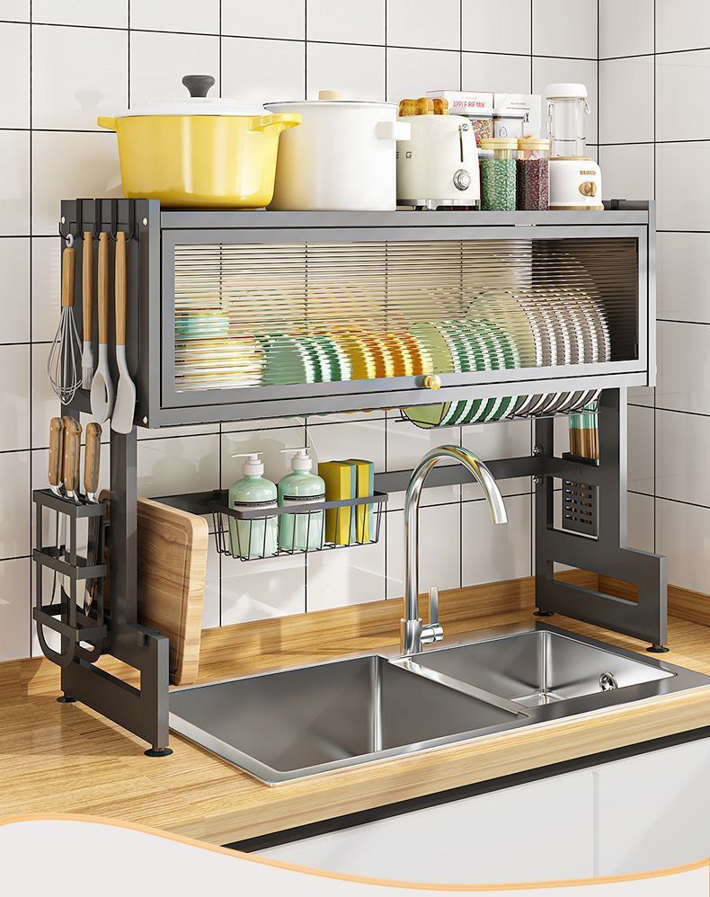 KỆ ĐỂ CHÉN BÁT ĐA NĂNG CÓ NẮP ĐẬY